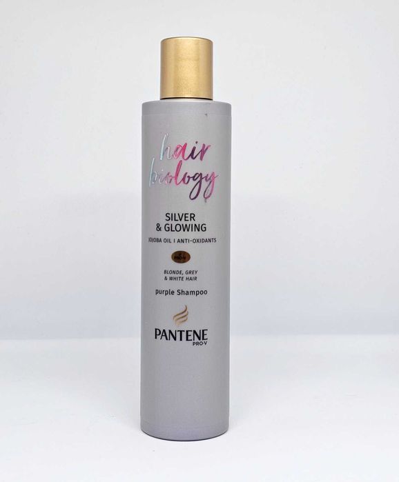 Pantene Biology – Лилав шампоан за руса, сива и бяла коса 250ml Италия
