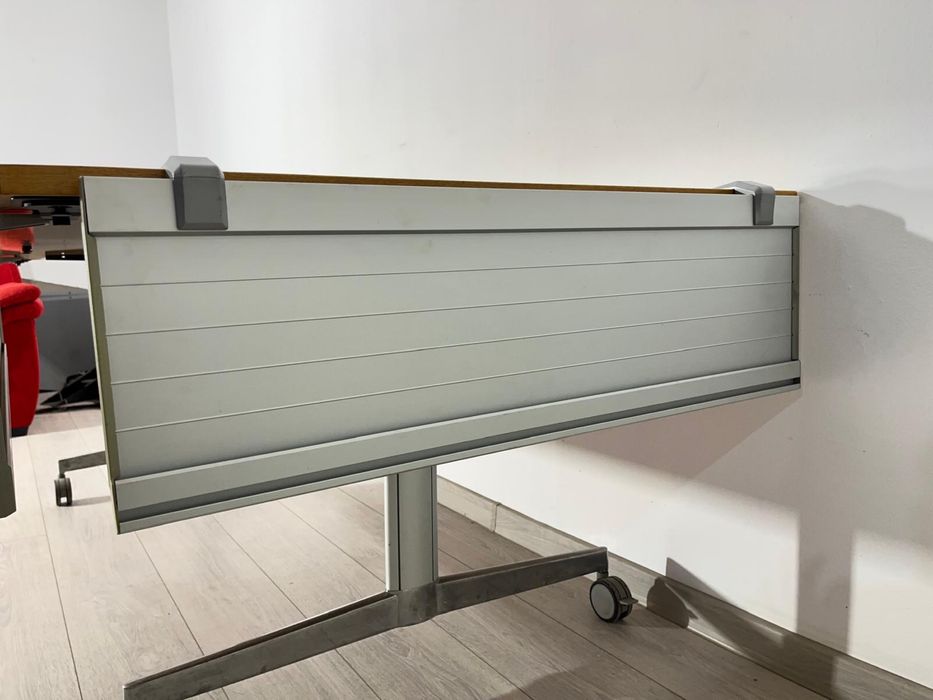 2 Buc. Paravan Aluminiu pentru Birou; Panou Protecție Separare