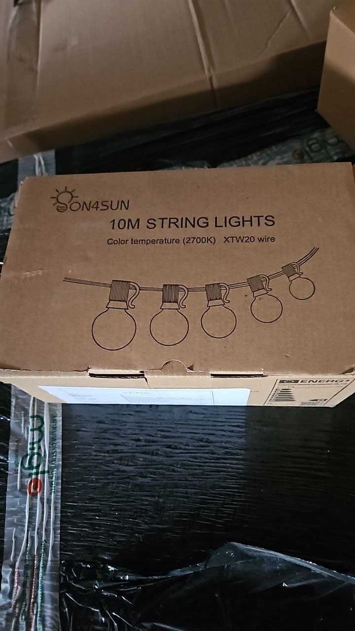 SON4SUN LED Феерични гирлянди за външно осветление, 10 с 25 + 3 G40