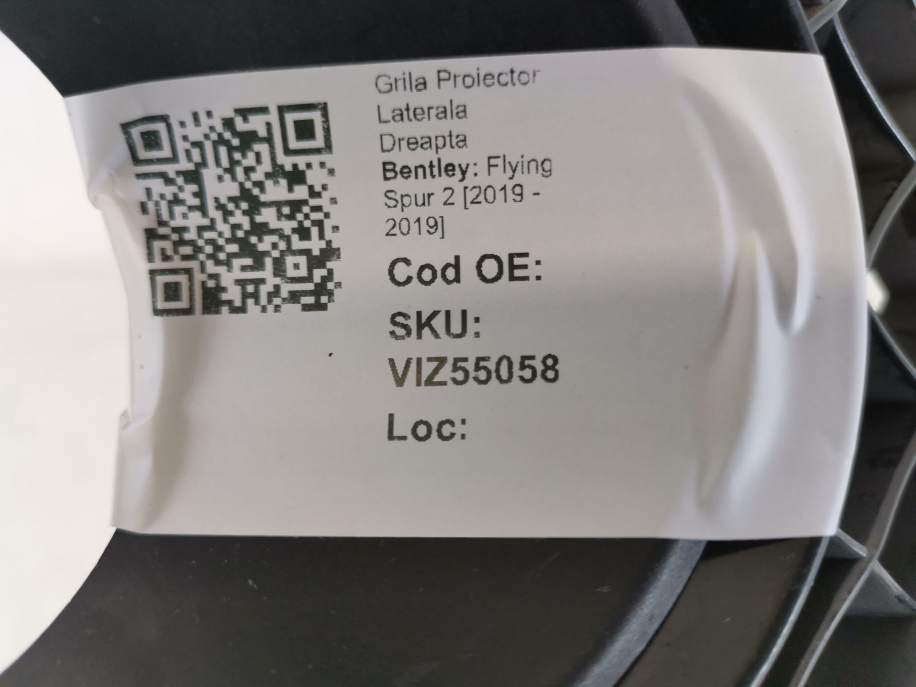 Grila Proiector Laterala Dreapta Bentley Flying Spur 2 [2019 - 2019] 2