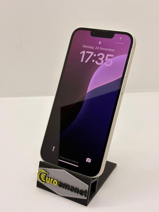 Telefon mobil Apple iPhone 13, 128GB, 5G, Starlight, 92% Baterie -A-