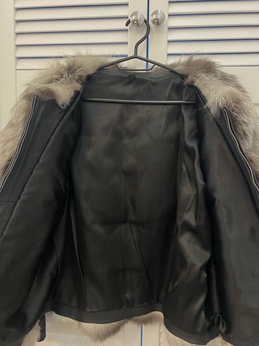 Blana naturala vulpe argintie