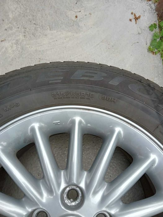 4 Genti inox cu anvelope de iarna