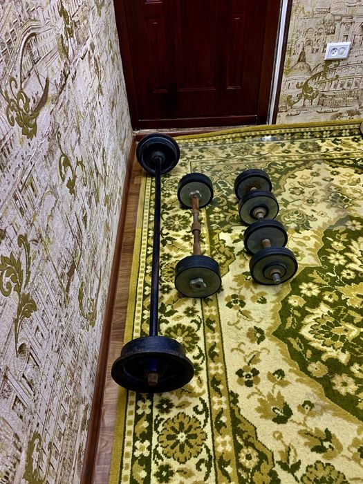 Штанга  и гантели