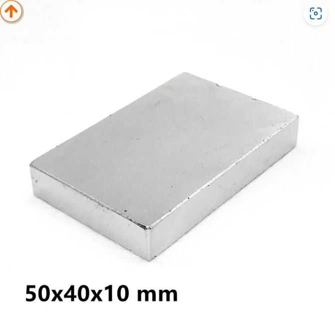 50x40x10mm Неодимов магнит N52, 2000Gs Neodymium magnet NdFeB magnit