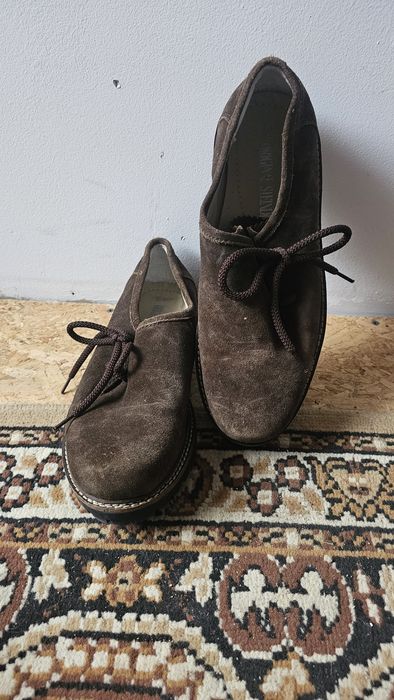 Pantofi eleganti maro piele întoarsă nr 42