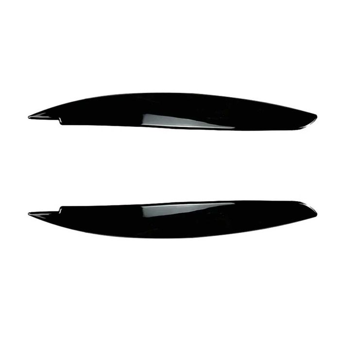 Set 2 Pleoape Faruri Far BMW E87 E88 E81 E82, 2008-2013, Negru Lucios