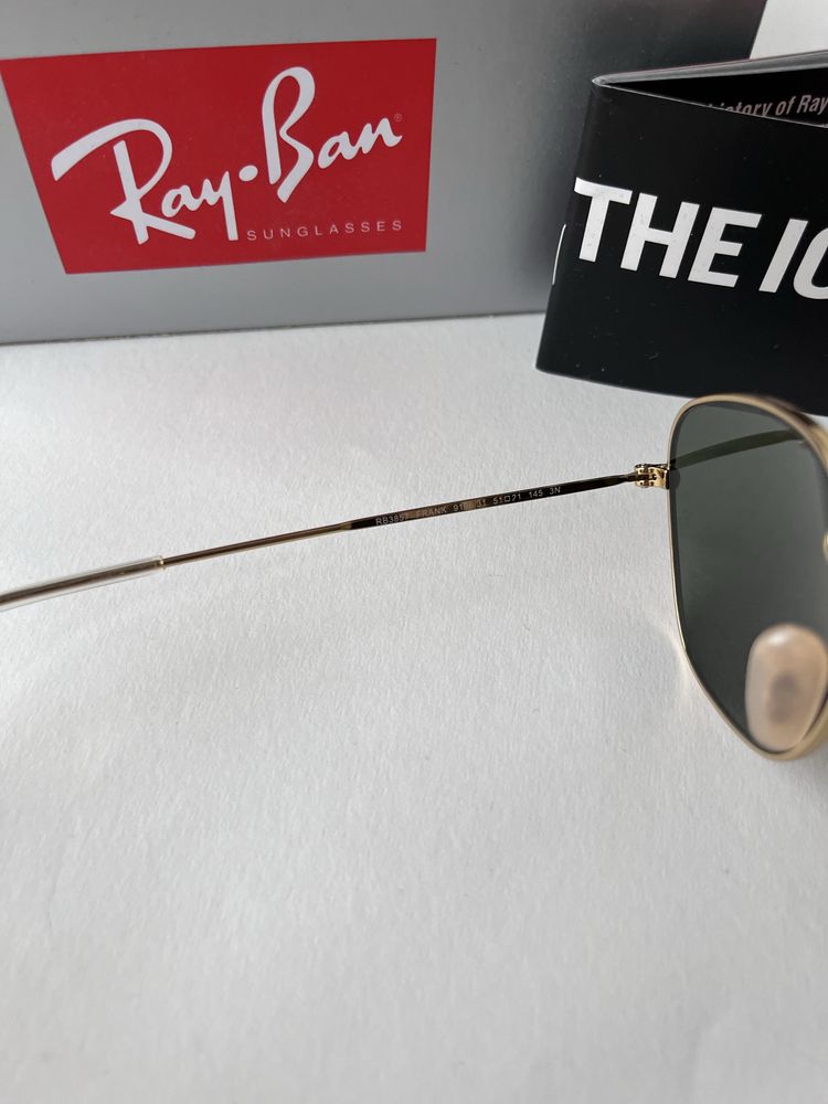 Ochelari de soare Ray Ban 3857 Frank Noi