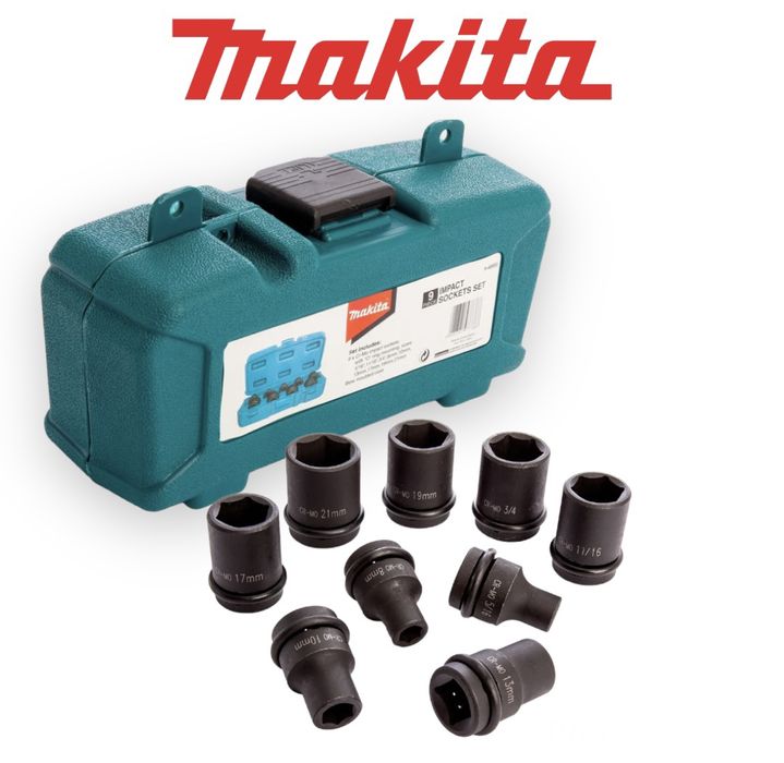 Комплект шестостенни ударни вложки Makita 9 части