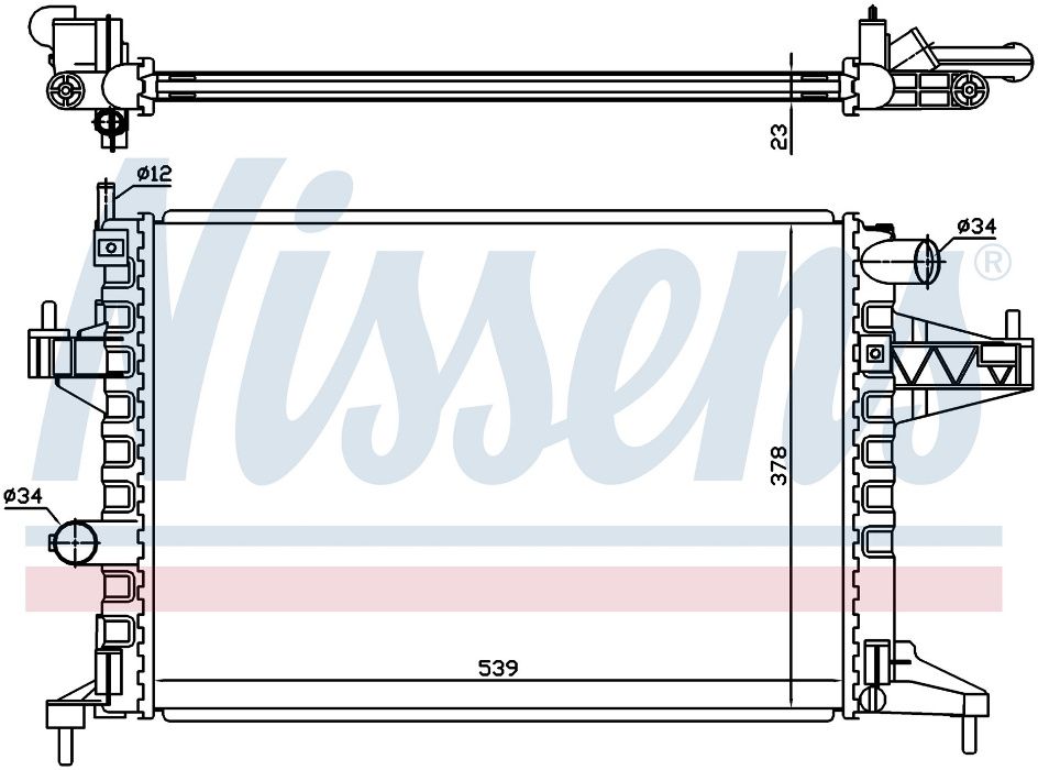 -40% перка климатична за Opel Corsa C 2000-2006, НОВА, к-т