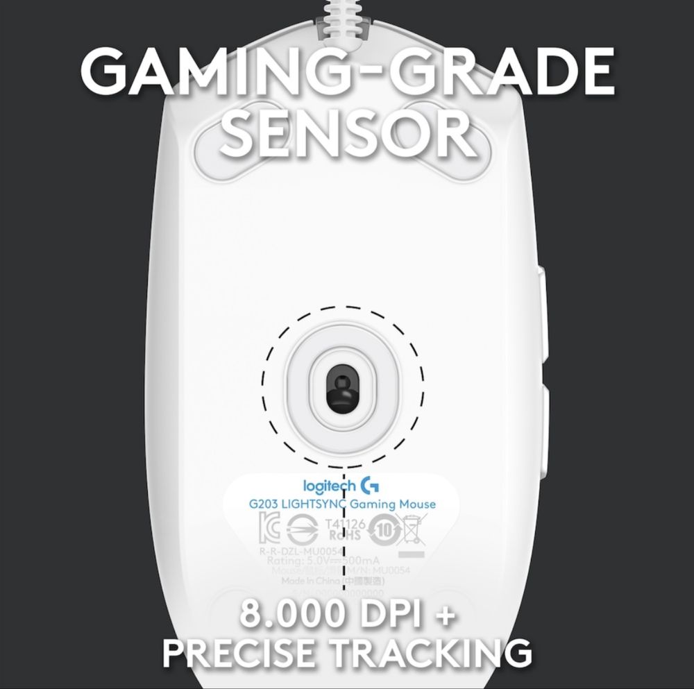 Mouse Logitech G102 Lightsync Alb