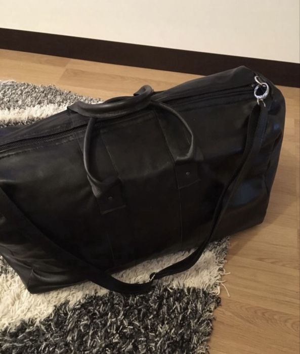 Geanta de voiaj/transport/sala din piele naturala QSV