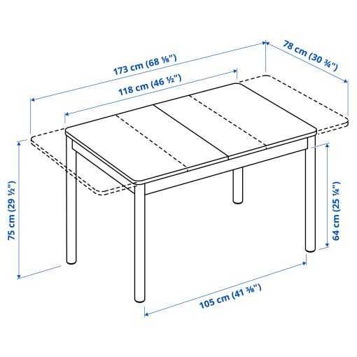 Нова разтегателна трапезна маса IKEA RÖNNINGE