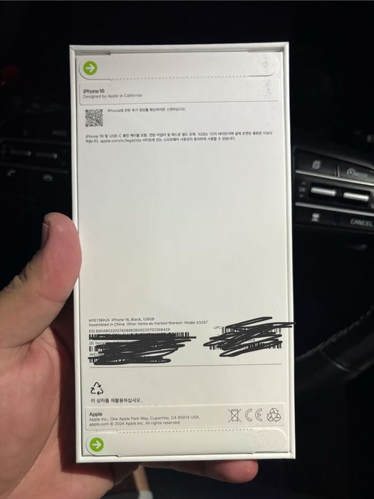 iPhone 16 black 128gb