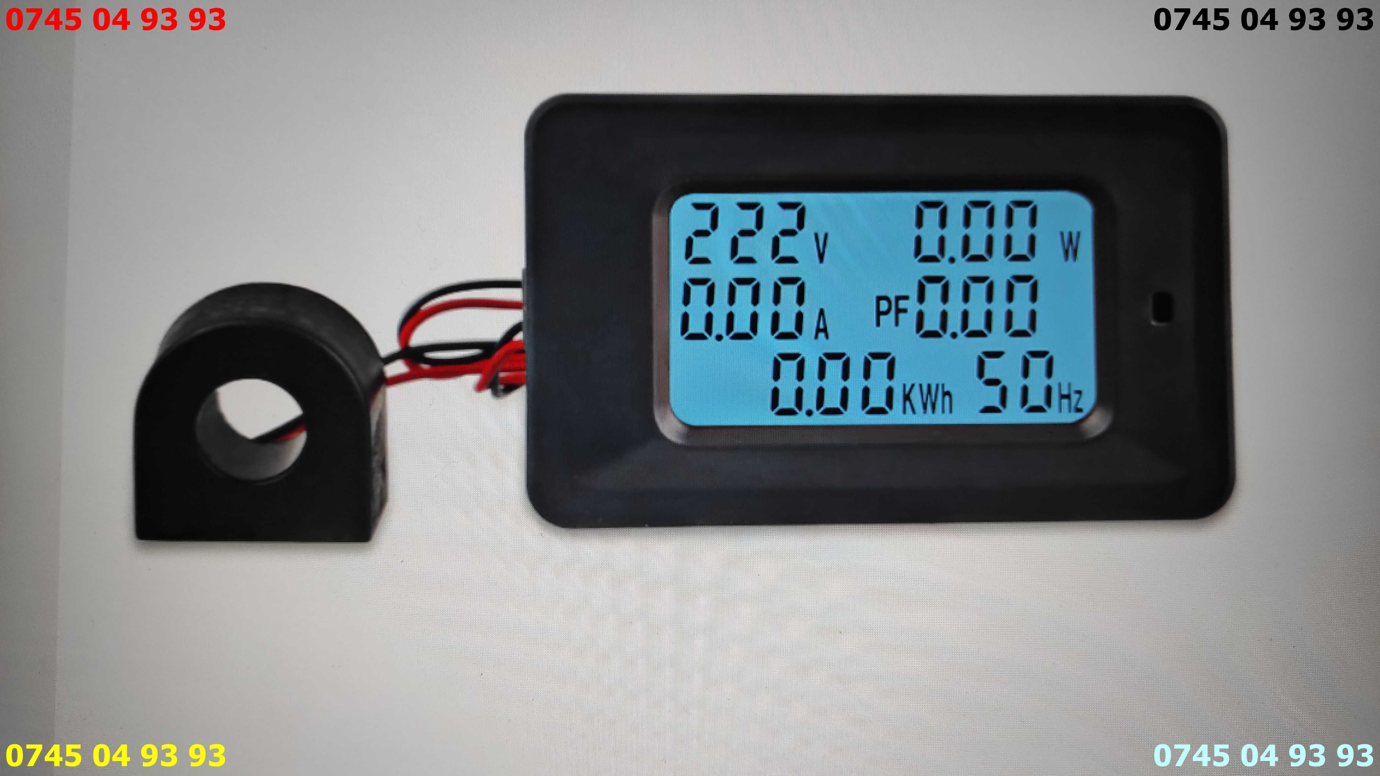 ampermetru voltmetru alternativ power factor display NOU