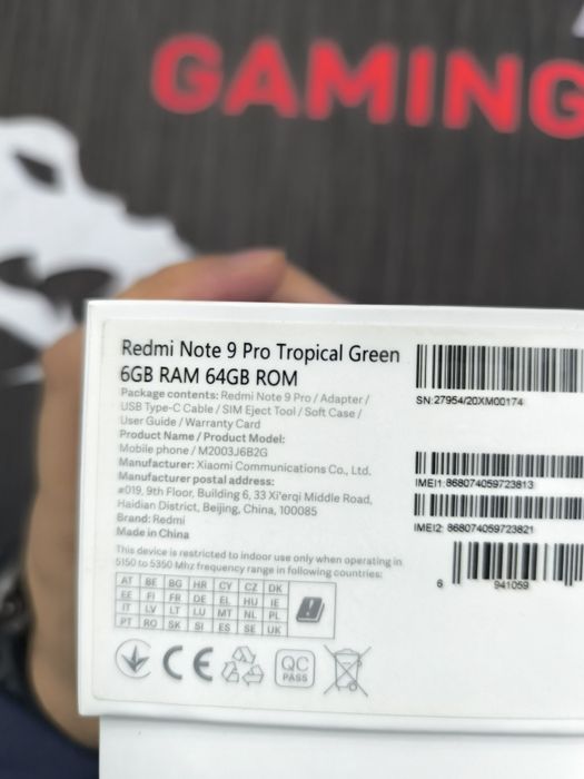 Redmi not 9 pro idial sastayanada oldidigi plonkasi yechilmagan