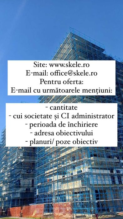 inchiriere schela metalica