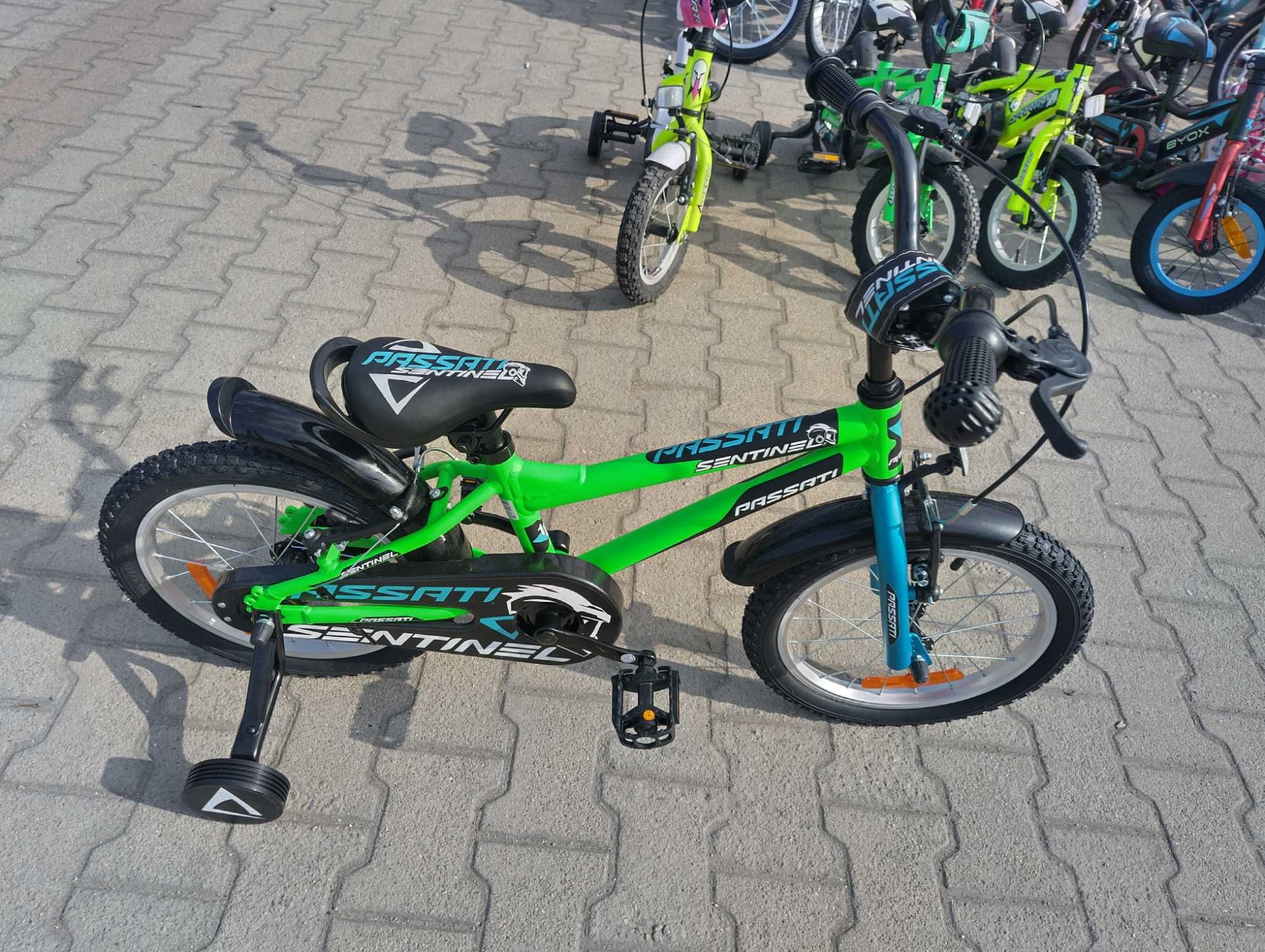 PASSATI Алуминиев велосипед 16" SENTINEL зелен