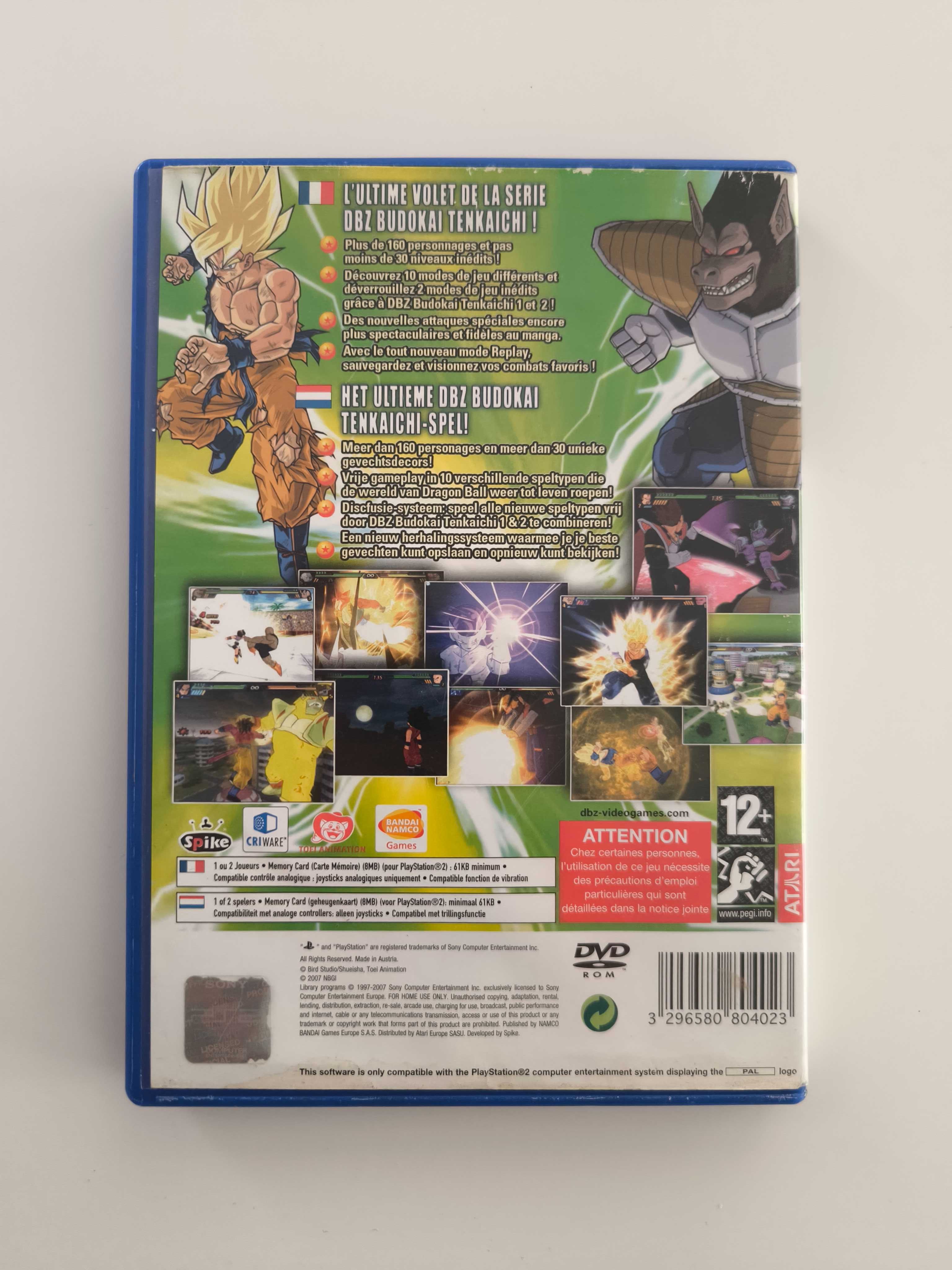 PS2 Dragonball Z Budokai Tenkaichi 3 Игра за PS2