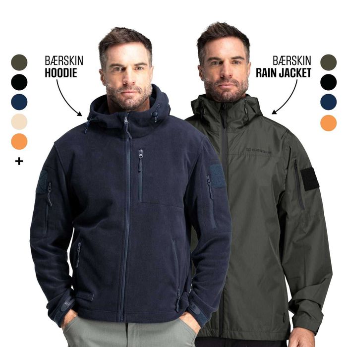 Set geaca de ploaie si hoodie de la Baerskin