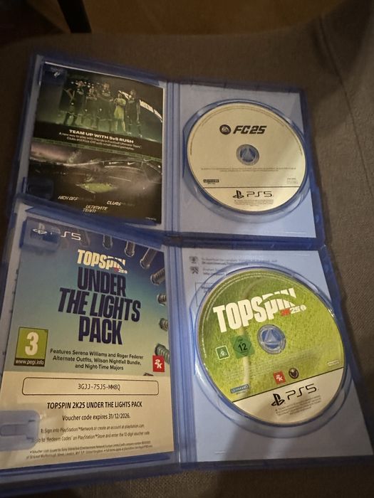 Fifa 25/FC25 PS5 и Top spin 2K25 PS 5