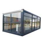 Container modular 3m x 6m cu vitrina de sticla