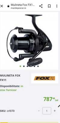 Mulinete FOX FX11 + 3 tamburi de schimb cadou