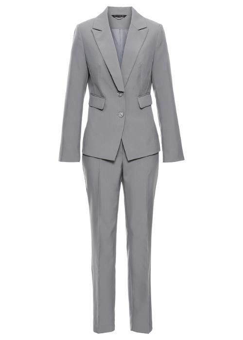 Costum Sacou+Pantalon negru/gri