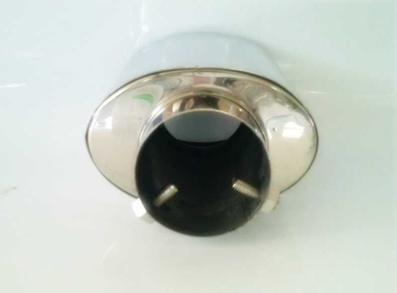 Ornament toba inox oval