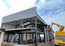 Structura metalica supraetajata 13 m latime x 33 lungime din ipe 220