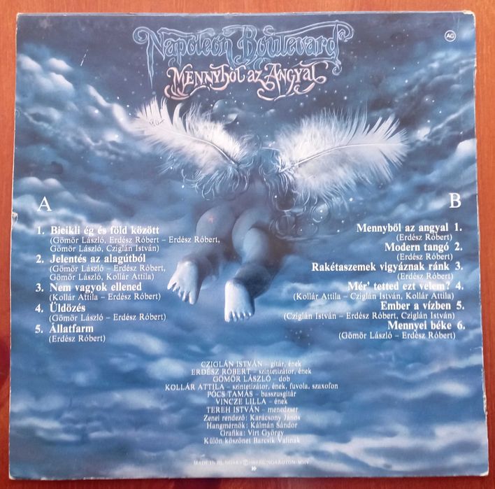 LP (vinil vinyl) Napoleon Boulevard – Mennyből Az Angyal (EX)