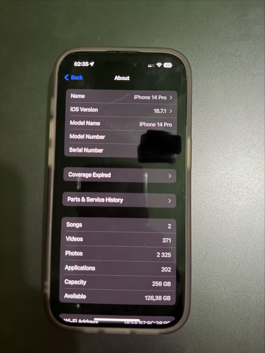 iPhone 14 Pro 256GB Dark Gray