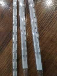 Стъклени ниско, високотемпературни и контактни термометри