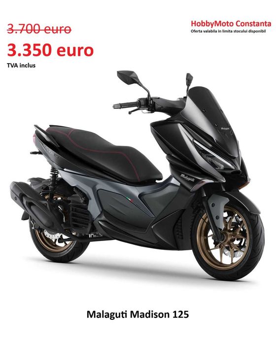 Hobbymoto vinde Malaguti Madison 125 ABS