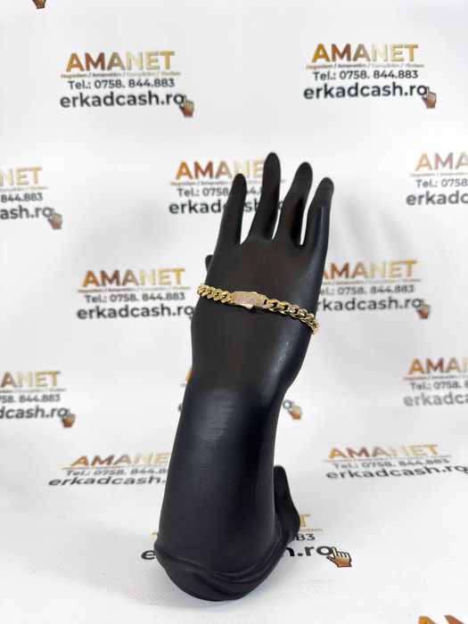 Bratara Monaco din Aur de 14K -ERKAD CASH AMANET Galati-