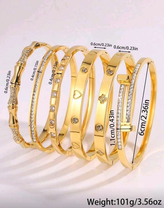 ZEYA Елегантни златисти гривни – РАЗЛИЧНИ МОДЕЛИ! Само 9,99 лв/бр.