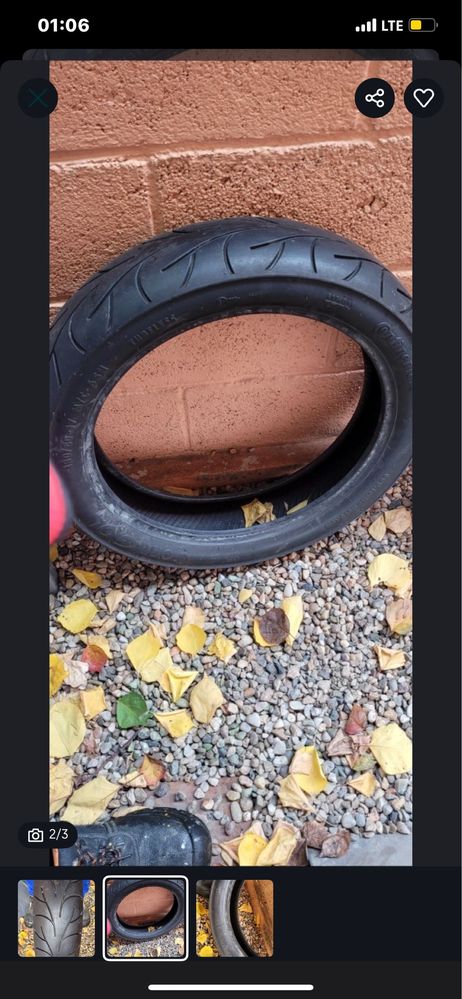 Cauciuc moto strada  130/80 17