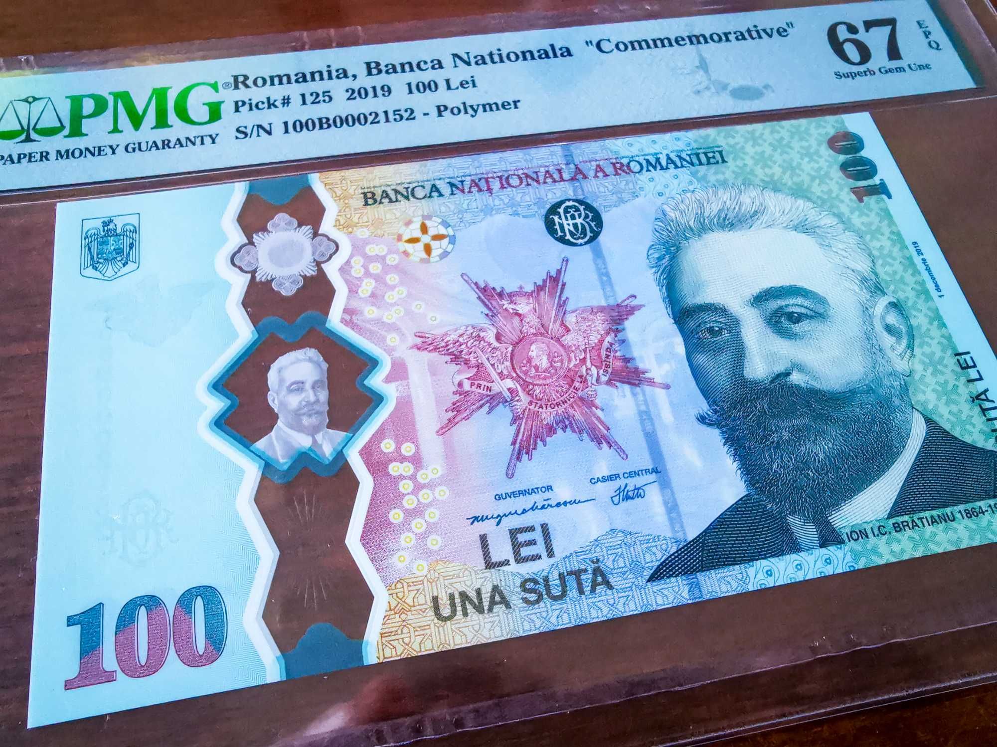 Bancnotă aniversară Desăvârșirea Marii Uniri – Ion I.C. Brătianu