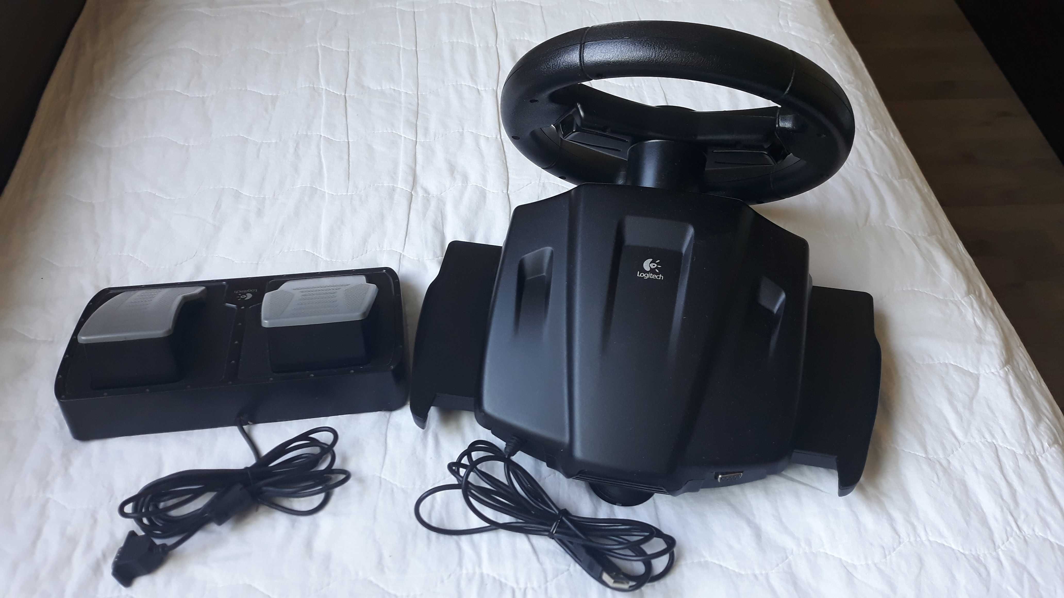 Волан с педали Logitech Formula™ Vibration Feedback, ...