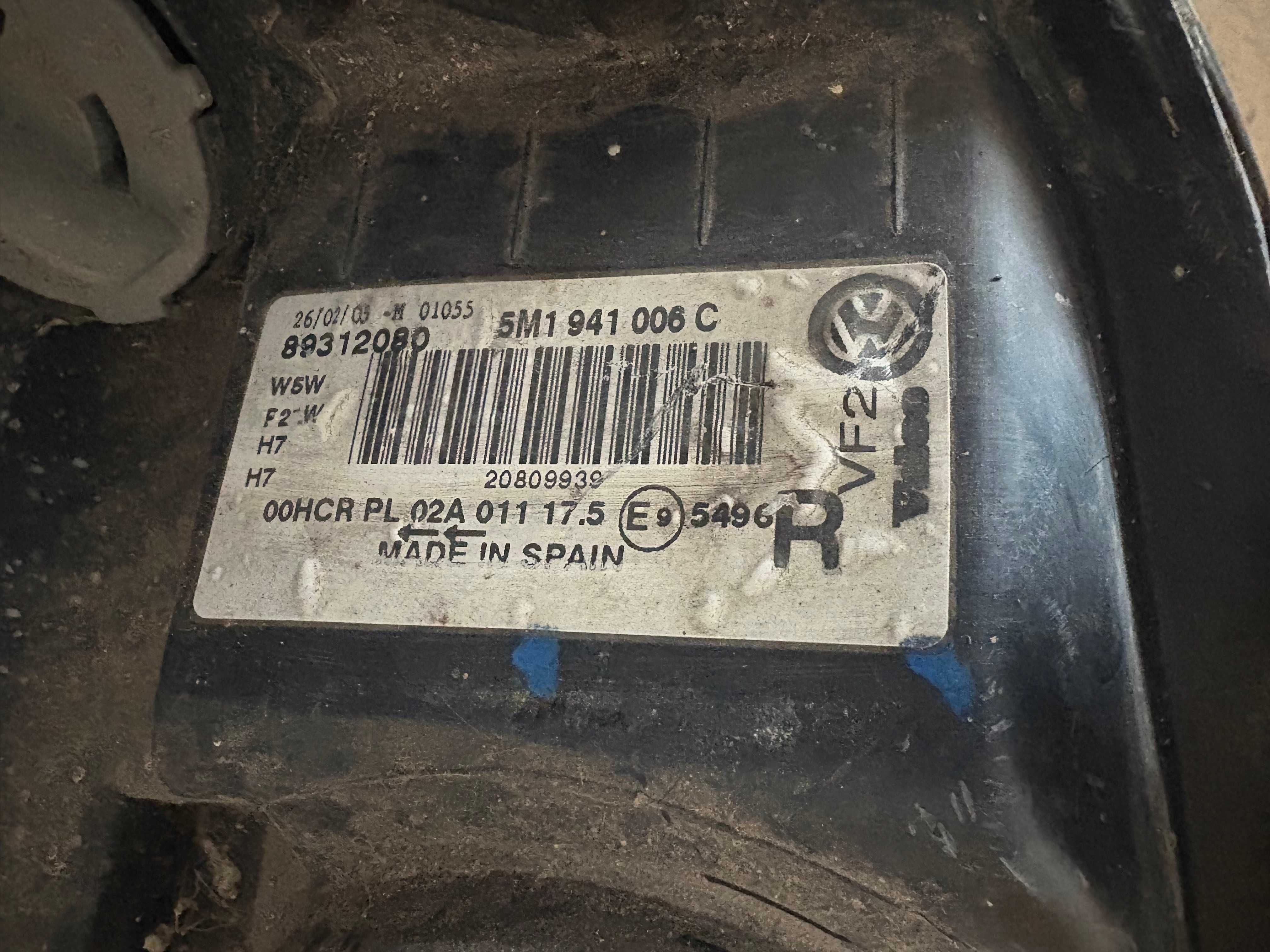 Ляв и десен фар за Голф Плюс / VW Golf Plus 2005-2014