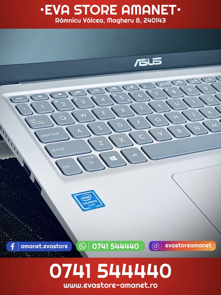 Laptop 15.6” ASUS Intel Celeron 256GB 4GB RAM DDR4 Windows 10