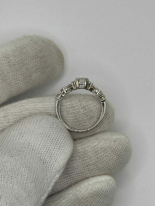 INEL AUR ALB 18K + 1 DIAMANT =1CT - VVS1 + 10 diam =0.70CT - Vintage !