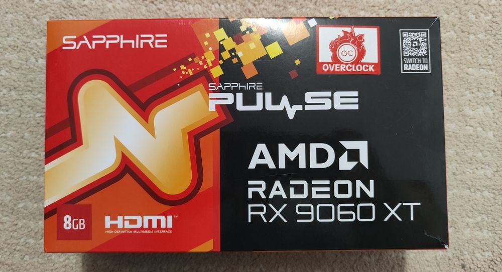 Placa video Sapphire Pulse RX 9060 XT 8GB