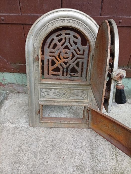 Ușa dublă sobă teracota