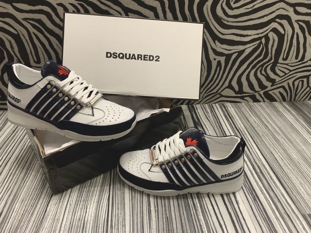 Adidasi Dsquared:piele naturala/poze REALE/ Marimi 40- 44 ! Model bărb