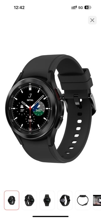 Смарт-часы Samsung Galaxy Watch 4 Classic SM-R890NZKACIS 46 мм черный