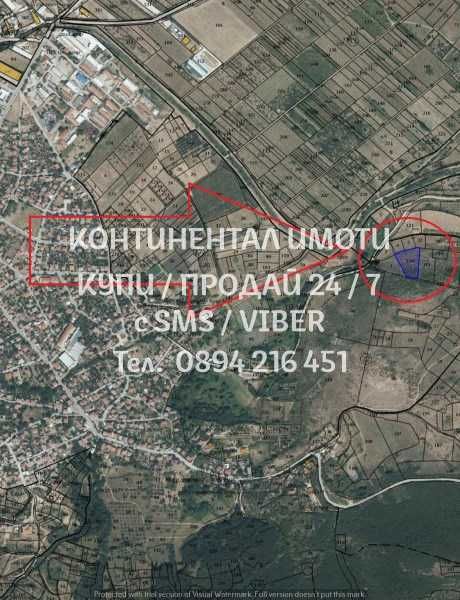 кодг 62614. Панорамна нива 2200м2, на около 300м от къщи, ток и вода