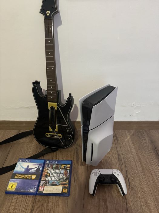 Playstation 5 slim 1TB 1 maneta si 2 jocuri