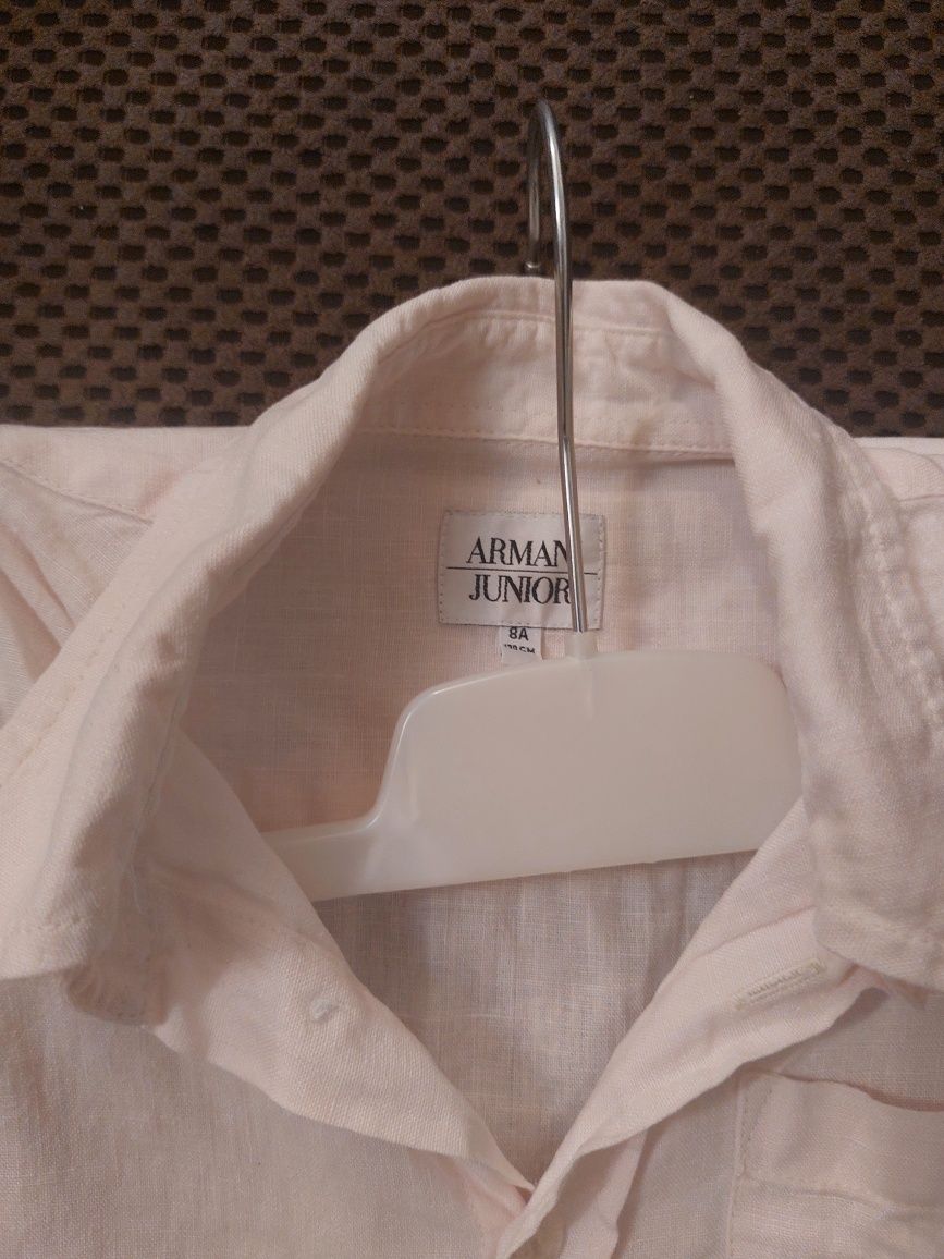Armani ленена детска риза