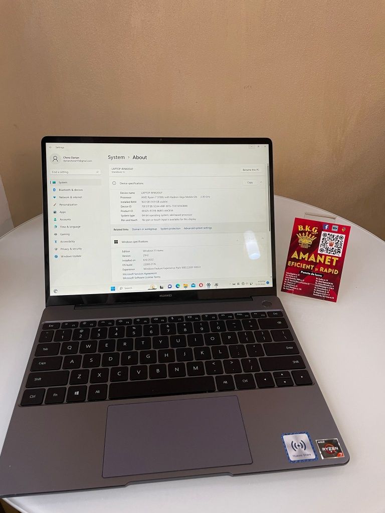 Laptop Huawei MateBook 13 Amanet BKG